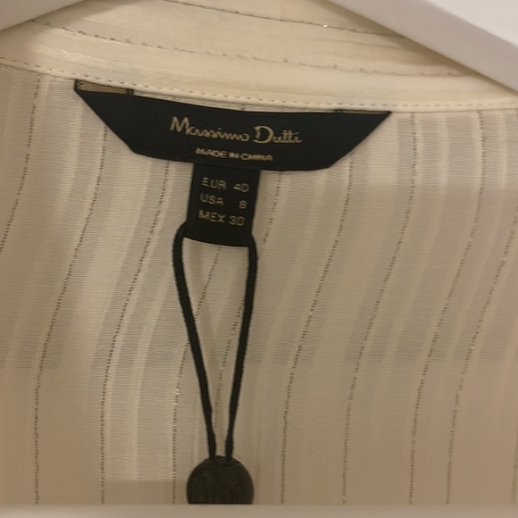 Massimo dutti off white shirt - Picture 3 of 6